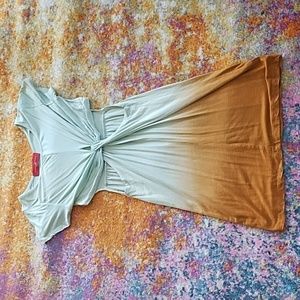 Ombre cut out dress Akira